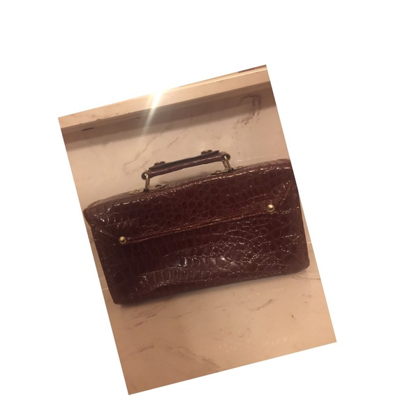 1950s true unique vintage boxy gator pinup bag♥️ - Picture 2 of 8